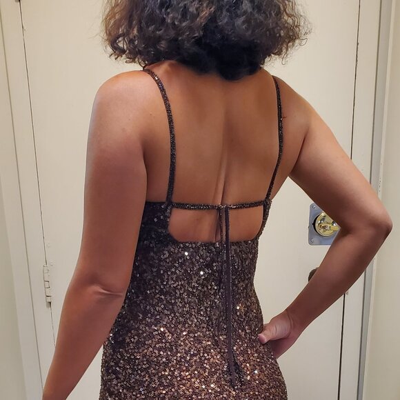 Gorgeous Fully-beaded Evening Gown - Picture 3 of 11